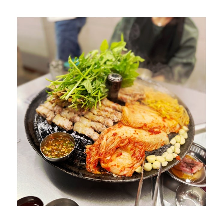  목구멍속초점/강원도속초가성비좋은먹거리솥뚜껑미나리삼겹살라마다호텔인근맛집추천
