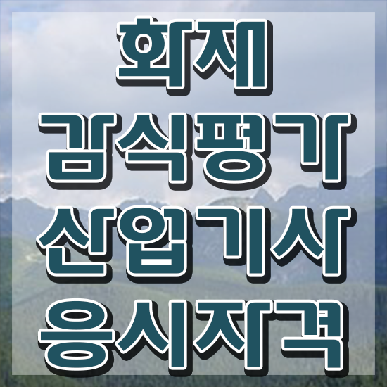  화재감식평가기사 시험 시간 화재감식평가기사 시험응시조건 인강만 듣고 1학기에 성공한 노하우