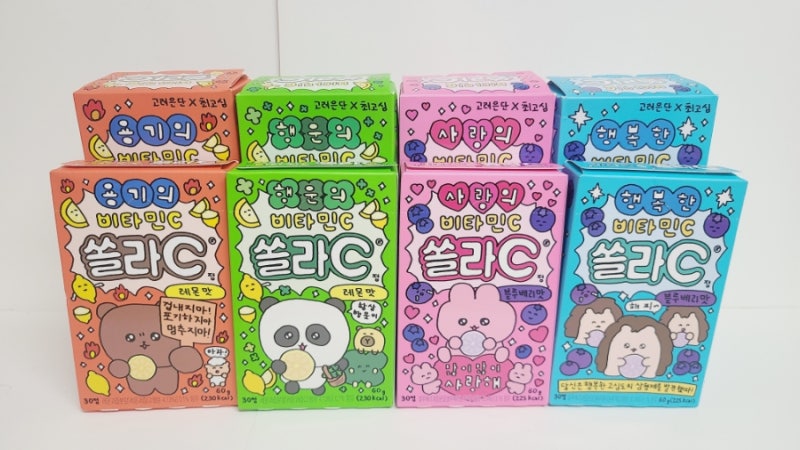 고려은단 쏠라C 최고심 비타민C 온가족 건강간식  카카오톡 선물하기