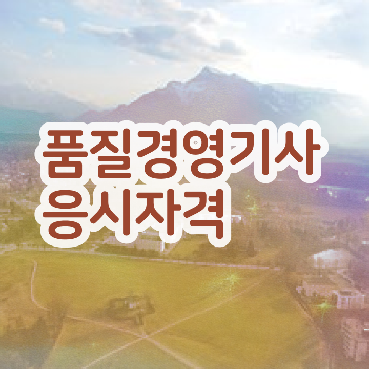  품질경영기사 필기 품질경영기사 자격요건 온라인 과정으로 15주 동안 완료한 노하우
