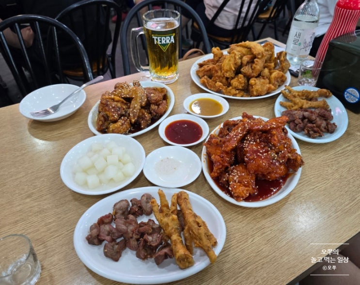  [수원 통닭거리 맛집] 용성통닭 본점 / 반반(후라이드/양념) 추천