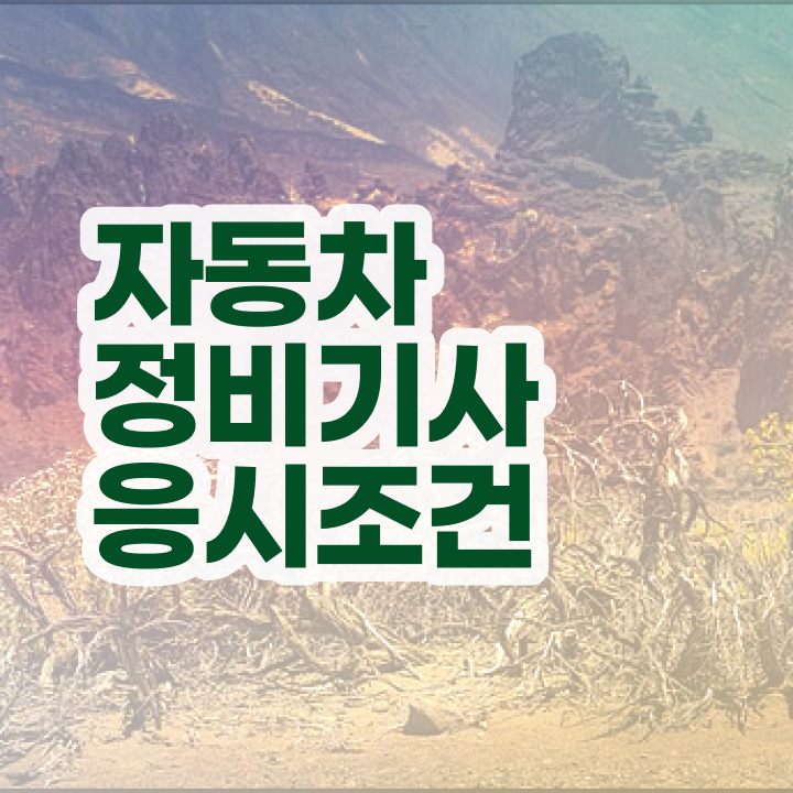  자동차정비기사 필기과목 자동차정비기사 시험자격 온라인 수업으로 편하게 준비한 비법