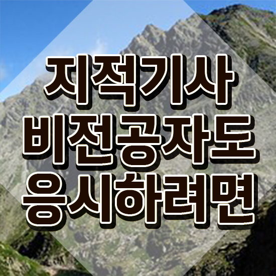  지적기사합격률 지적기사 시험응시자격 온라인으로 5개월 만에 끝낸 비법