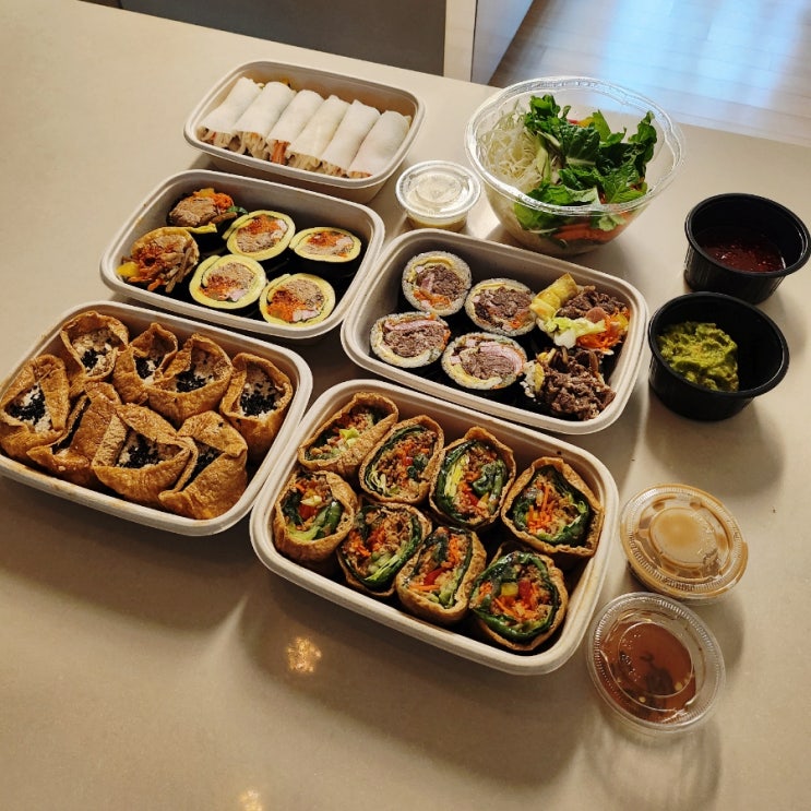  압구정 갤러리아 무료 주차 방법 + 맛집 수아당 강남김밥단체주문 추천