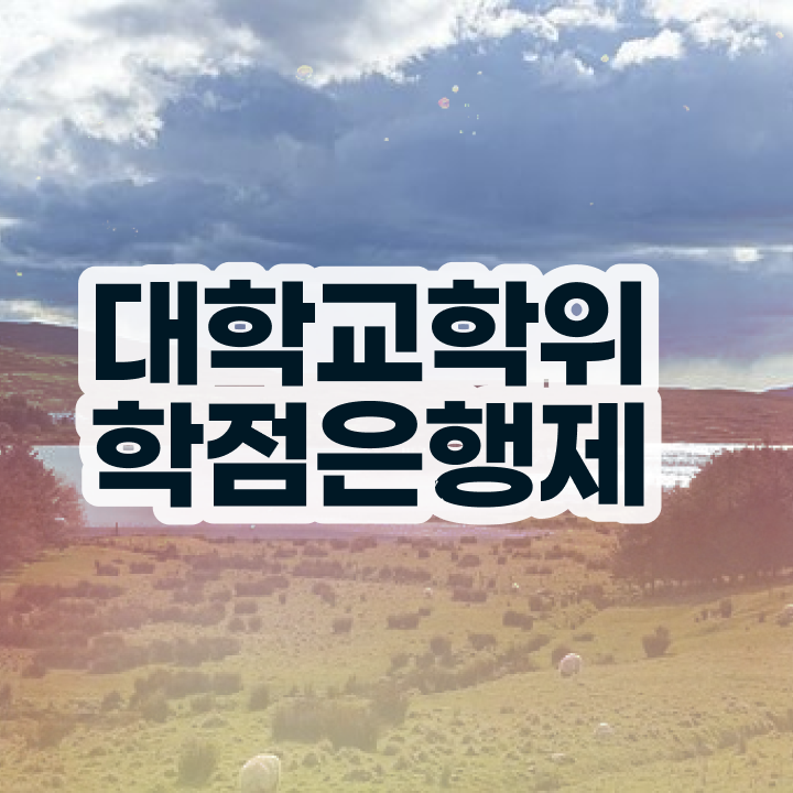  학점은행제 신청 관련학위 없어도 온라인 수업만으로 단기간에 성공한 꿀팁 모음