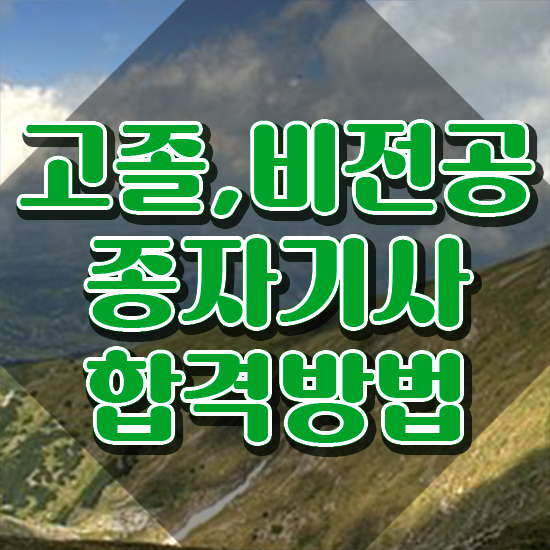  종자기사 취업 종자기사 시험응시조건 온라인 과정으로 편하게 준비한 방법