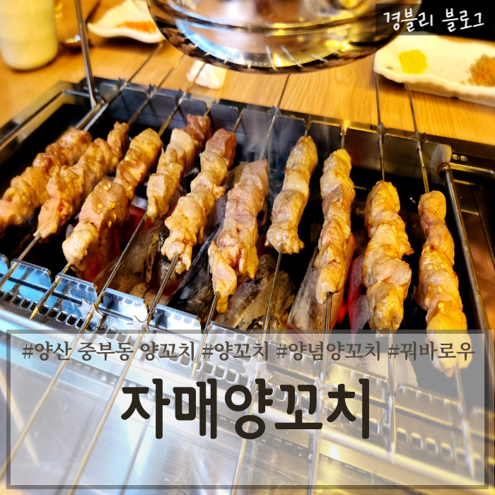  양산 중부동 양꼬치 맛집 잡내없는 양꼬치 꿔바로우 맛집 '자매양꼬치'