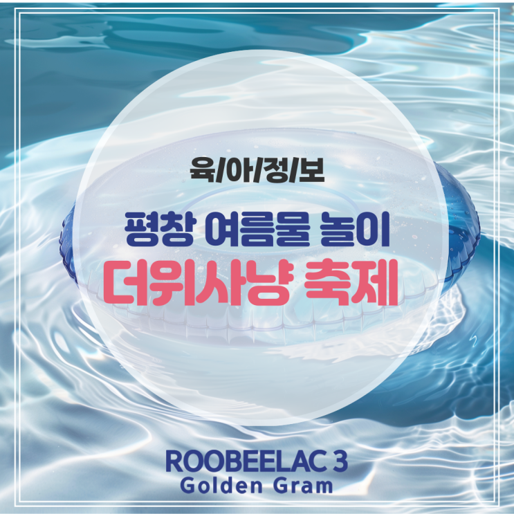  평창 여름 물놀이 더위사냥 축제 정보와 행사내용 by. 덴마크 슈퍼 프리미엄 분유 루비락 3