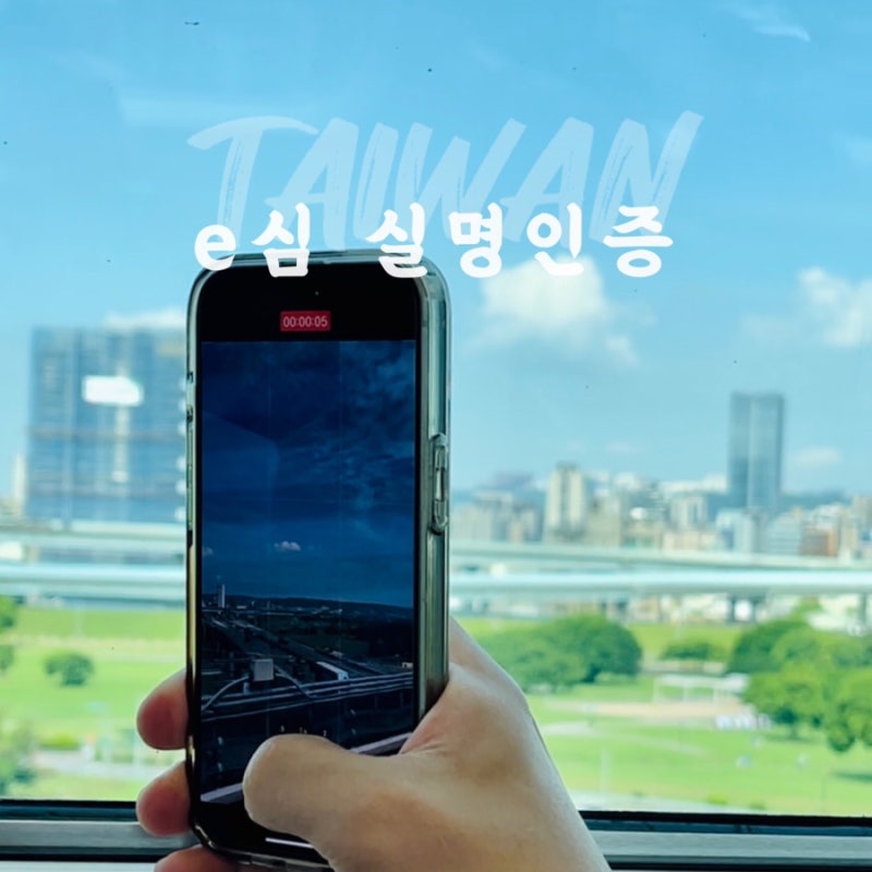 대만 이심 e심 실명인증 사용법 로밍도깨비 esim