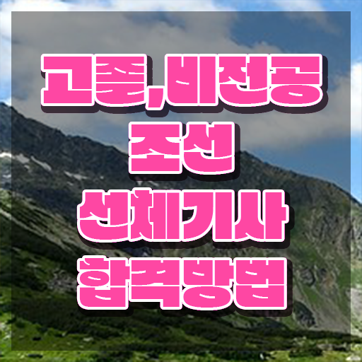  조선선체기사 취득자격 온라인 수업으로 4달 안에 끝낸 팁