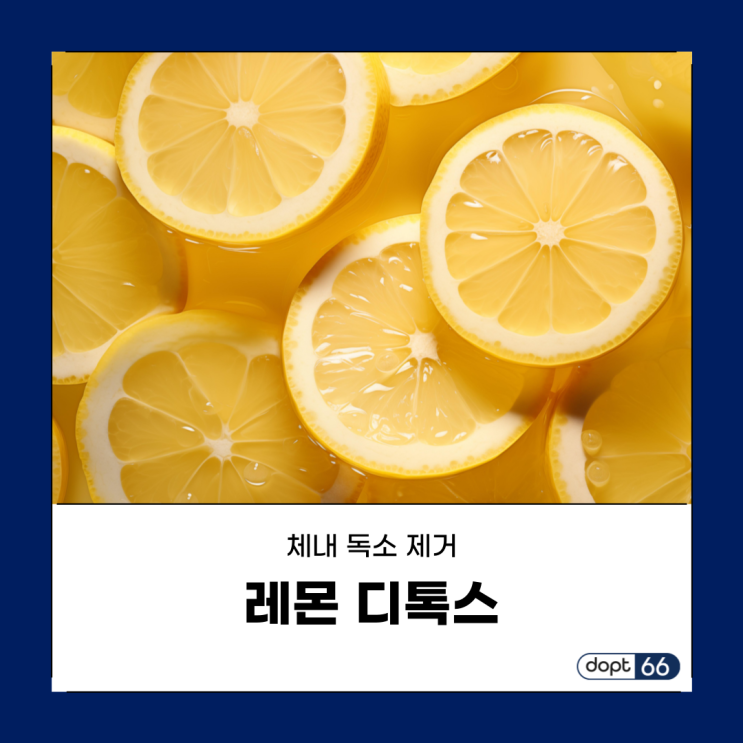  레몬 디톡스: 건강한 몸을 위한 5가지 필수