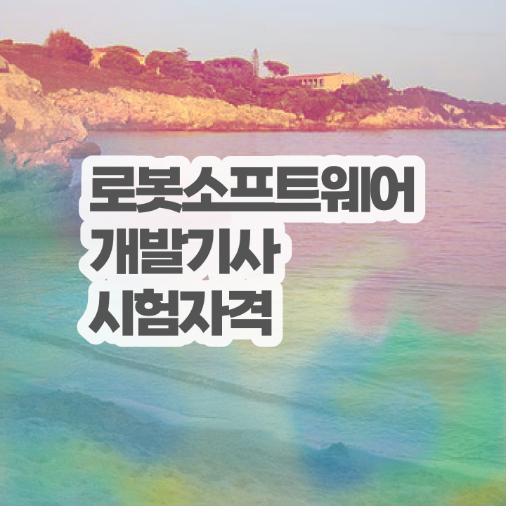  로봇소프트웨어개발기사 취득자격 독학으로 15주만에 끝낸 노하우