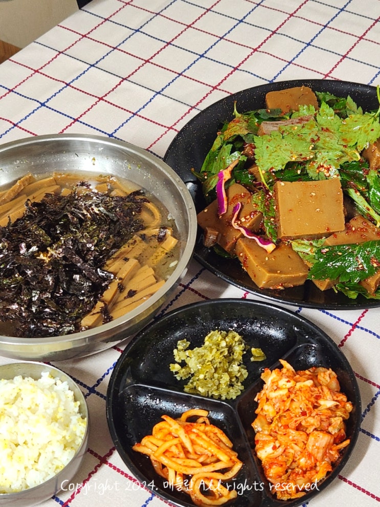  충북제천맛집 묵마을 블루리본 받은 묵채밥 묵무침 내돈내산 후기 주차팁까지