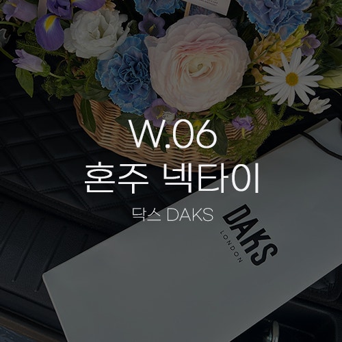  [W.06 혼주 넥타이] 2024 신상 닥스 솔리드 원포인트 DAKS DKG1ACF1004-N1 / V1 선물 포장 후기