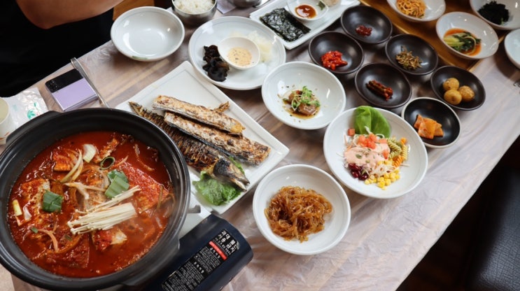  해남 맛집, 꽃담, 갈치구이, 갈치조림이 맛있는 한정식집, 은빛갈치한상구이, 부모님 모시고 가기 좋은 식당