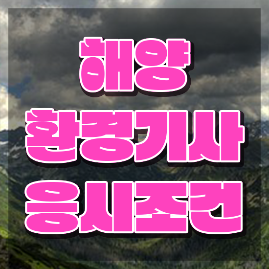  해양환경기사 시험응시자격 온라인으로 1학기에 준비한 비법