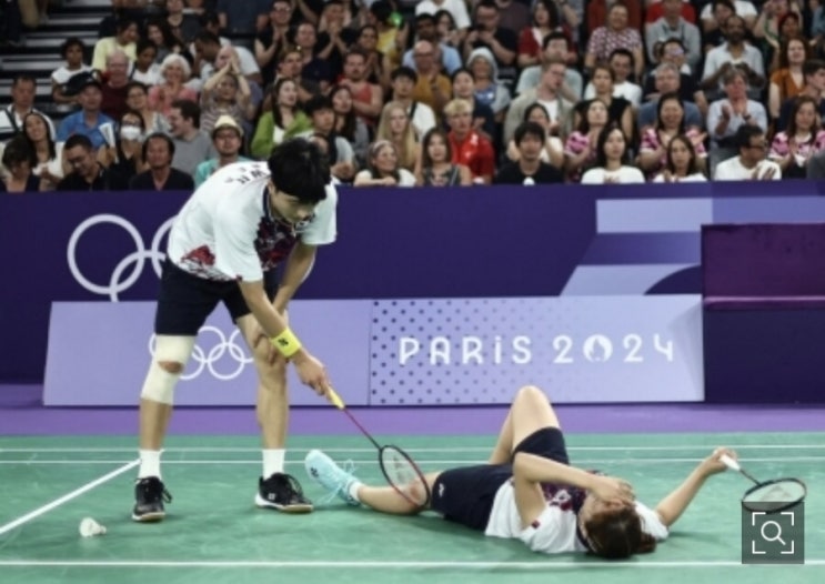배드민턴 혼합복식 <b>김원호</b> 정나은 vs 서승재 최유정 / <b>구토</b>까지... 