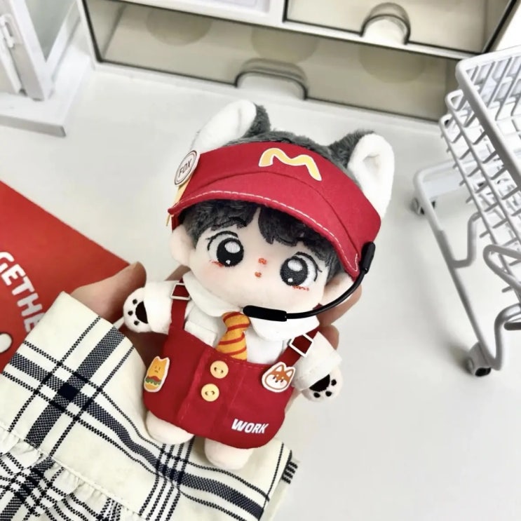  10cm 패스트푸드 세트 인형옷 아이돌인형옷