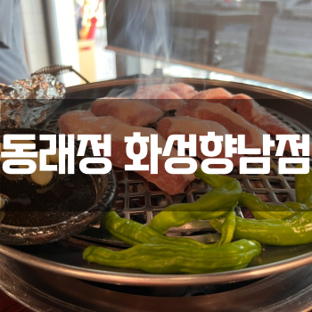  화성 향남2지구 동래정, 담백한 가브리살과 입맛 사로잡는 밀면의 조합