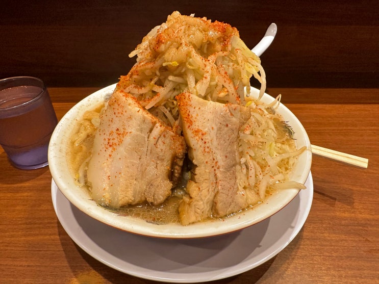  지로계 라멘 - 지로라멘 지로리안 뜻 주문방법 도쿄 맛집 부타야마 카게무샤
