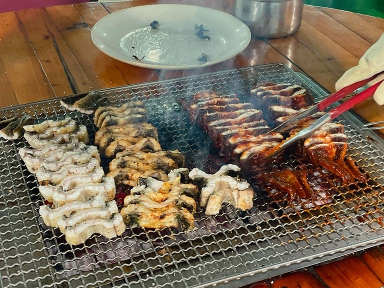 고창 숯불 장어구이 맛집 바다마을장어구이