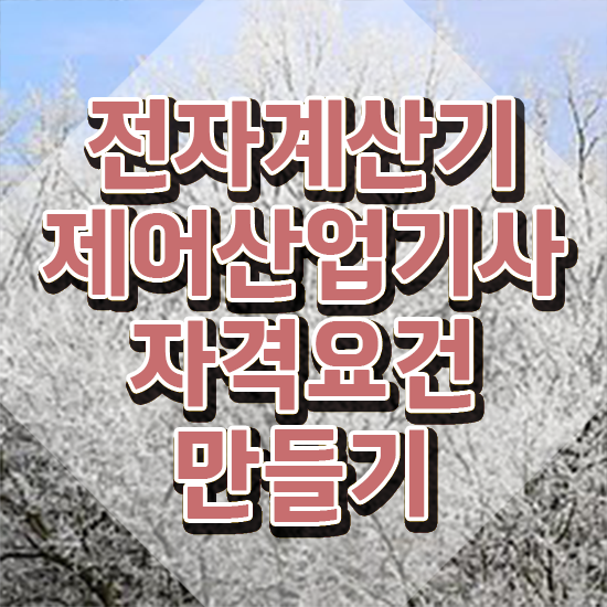  전자계산기제어산업기사 취득자격 독학으로 15주 동안 준비한 후기