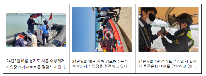 여름 피서철 늘어나는 수상레저활동에 특별 안전관리를 위한 총력 대응! 여름 피서철 늘어나는 수상레저활동에 특별 안전관리를 위한 총력 대응!