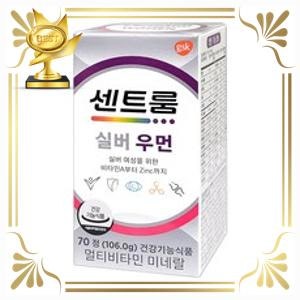 한국화이자제약 센트룸 실버 포 우먼 멀티비타민 미네랄, 70정, 1개