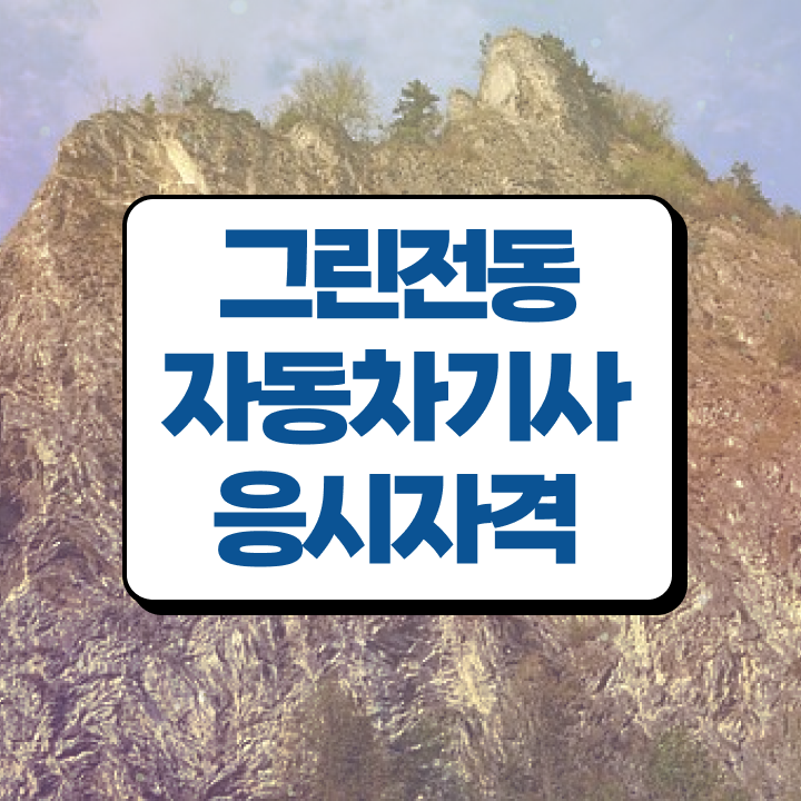  그린전동자동차기사 시험응시자격 집에서 온라인으로 1학기 만에 완료한 팁