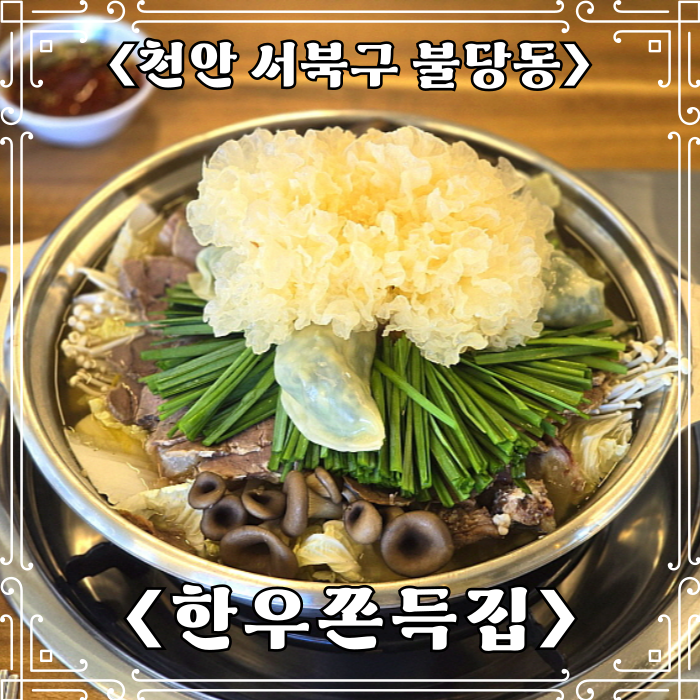  천안 불당동 맛집 한우쫀득집 수육전골