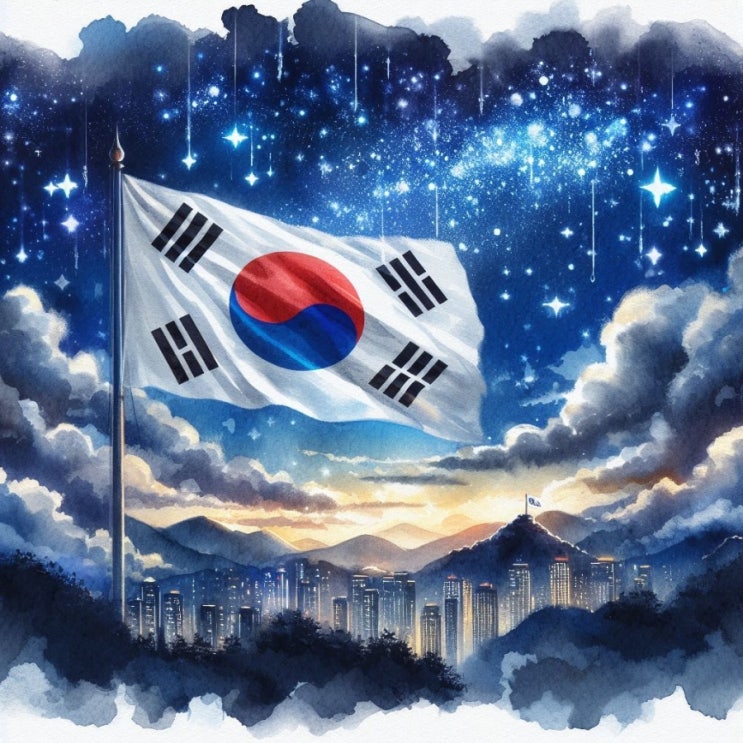  아름다운 태극기 사진