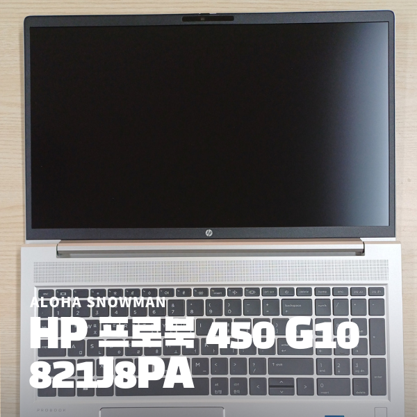  HP 노트북 프로북 450 G10 821J8PA 언박싱 분해 메모리 추가