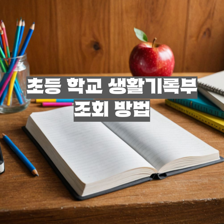  모바일 생활기록부 조회 방법