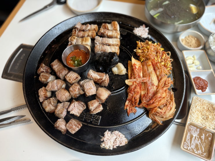  [양재역 찐맛집] 뱅뱅사거리 근처 두꺼운 삼겹살, 목살, <솥두껍 양재본점>