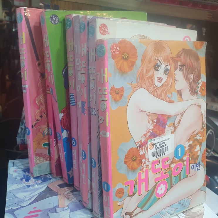  추억의 만화책 순정만화 개똥이