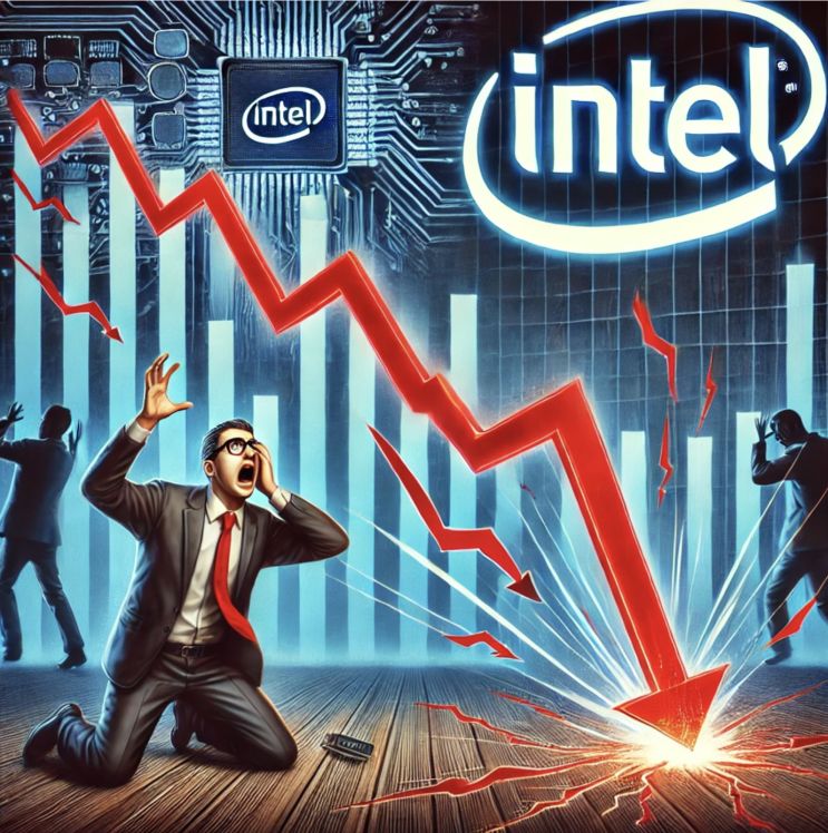 하루에 25%, 인텔의 충격적인 하락 하루에 25%, 인텔의 충격적인 하락