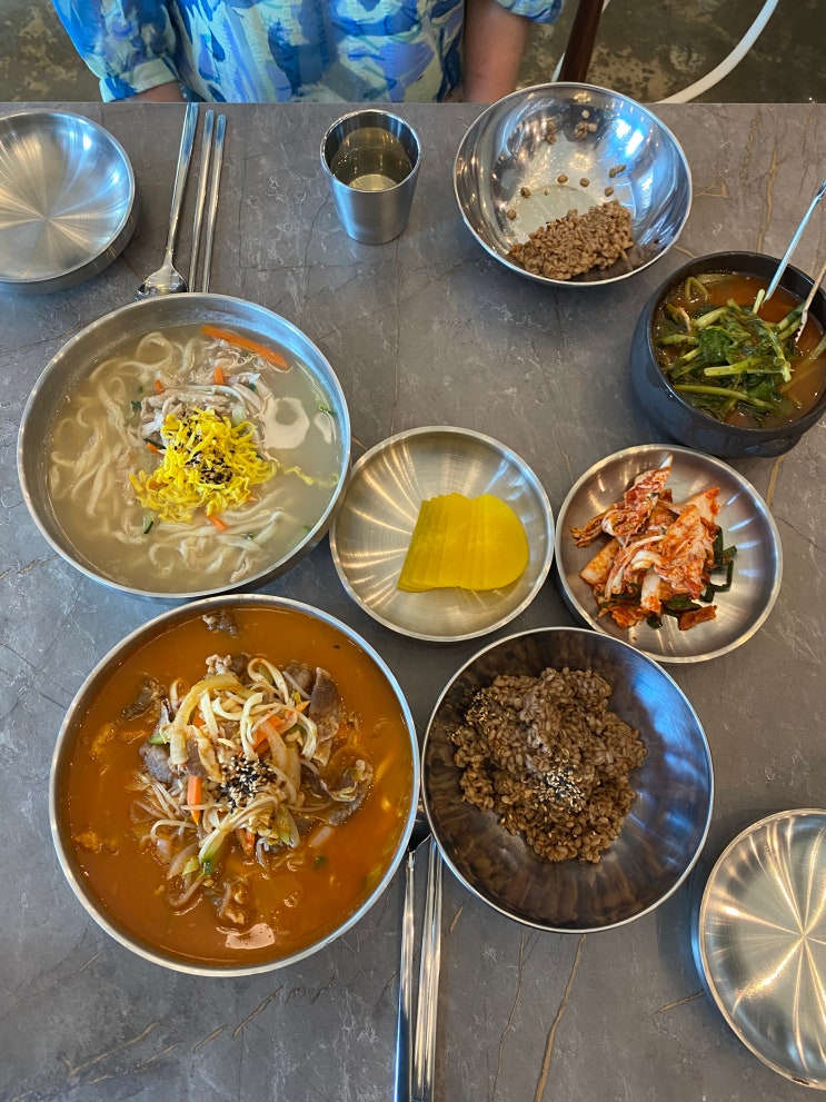  <군산 칼국수일번지 지곡동 칼국수 맛집> 닭칼국수 차돌박이칼국수 군산신상맛집 지곡동점심