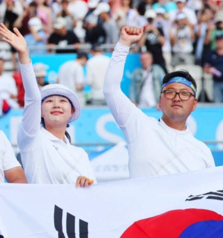 <b>양궁</b> 혼성전 금메달 <b>김우진</b>... 쏘는 순서 오조준 작전 성공(+<b>3관왕</b>)