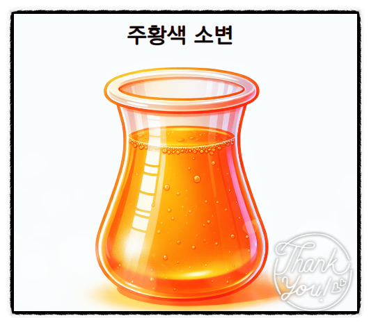  주황색소변 소변에서 알 수 있는 건강정보