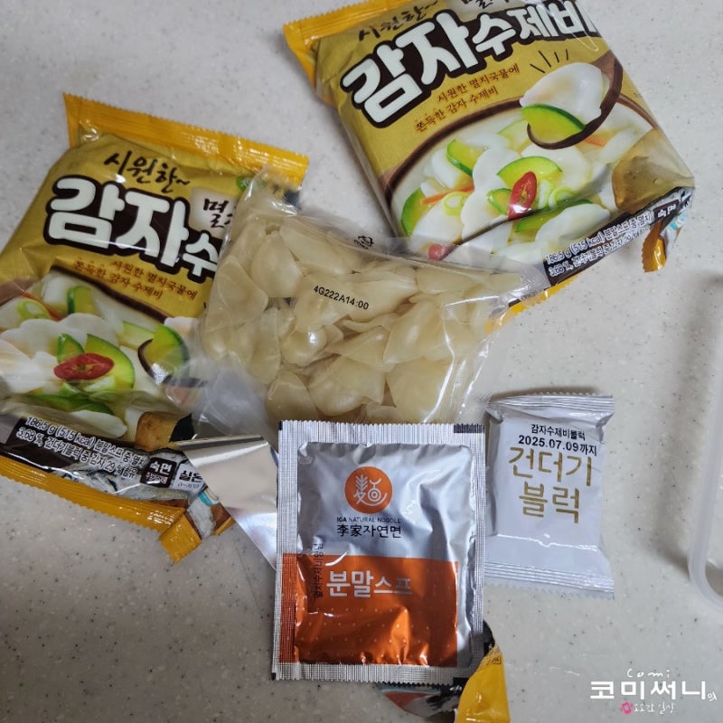 이가자연면 멸치육수 감자수제비 한 박스 입맛 없을 때 딱! 코스트코 추천식품