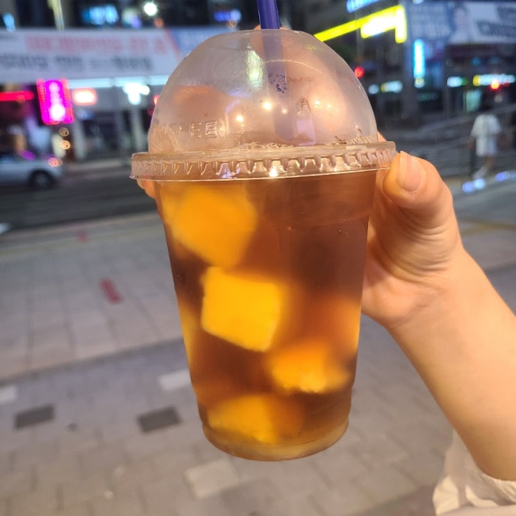 [내돈내산 찐후기]이디야 제로아망추 제로아이스티망고 가격