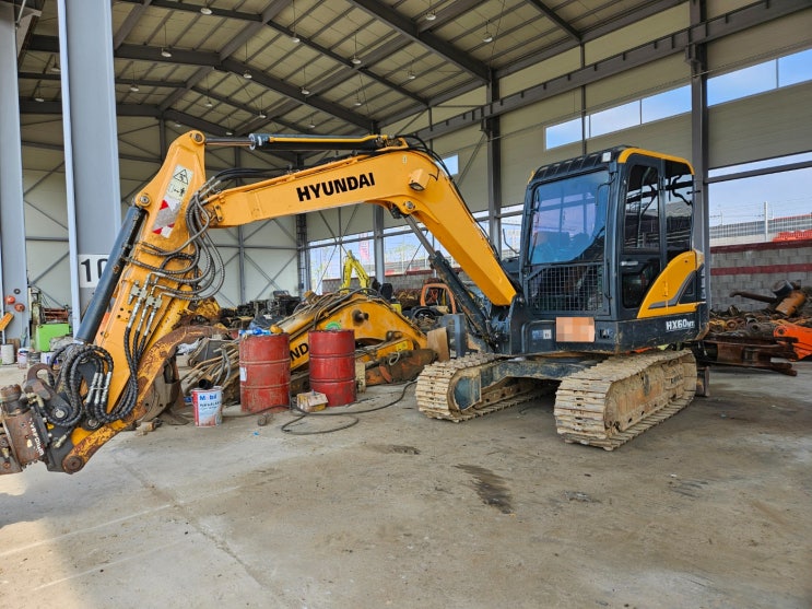  경북 김천시 현대 HX60MT 2017년식 에버다임회전링크 코집 산판트랙 02 중고굴삭기
