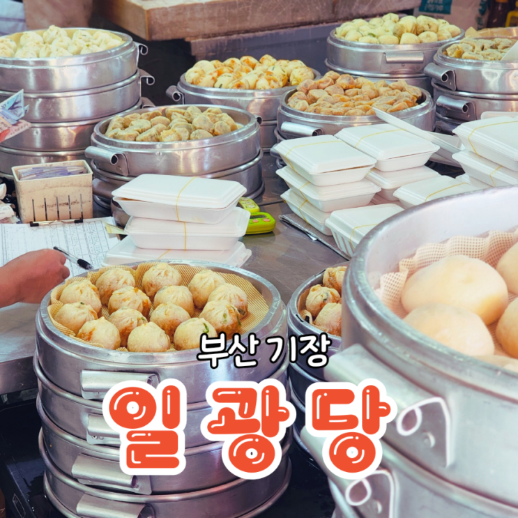  기장 일광당 만두와 찐빵을 줄서서먹는집