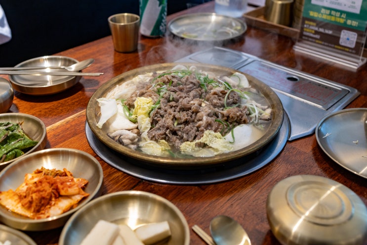  [양재역 신상맛집] 한전아트센터 소불고기 전골 점심 맛집, <본정소불고기>