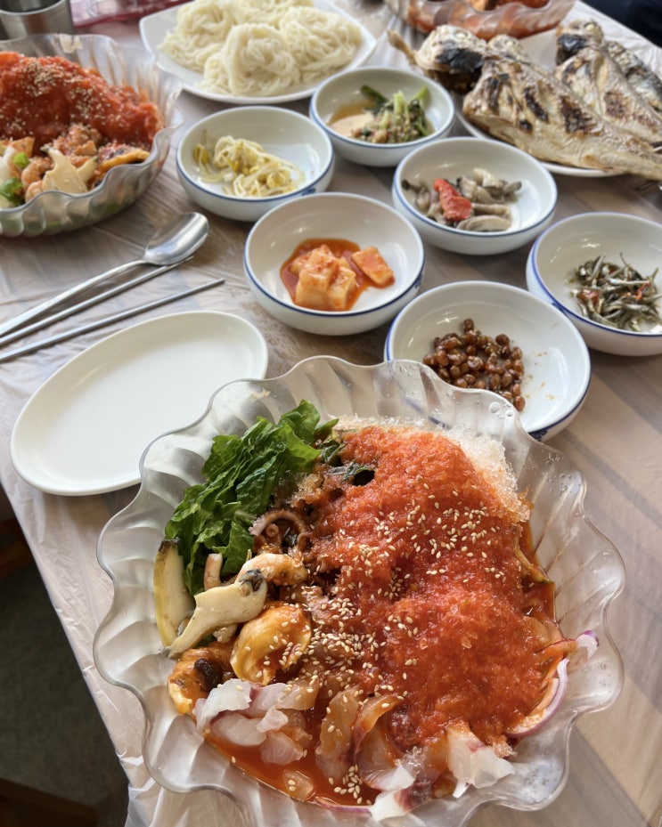  [여수 물회 맛집] 여수 소치횟집 자연산물회맛집 자연산활어 기가 막히는 오션뷰맛집