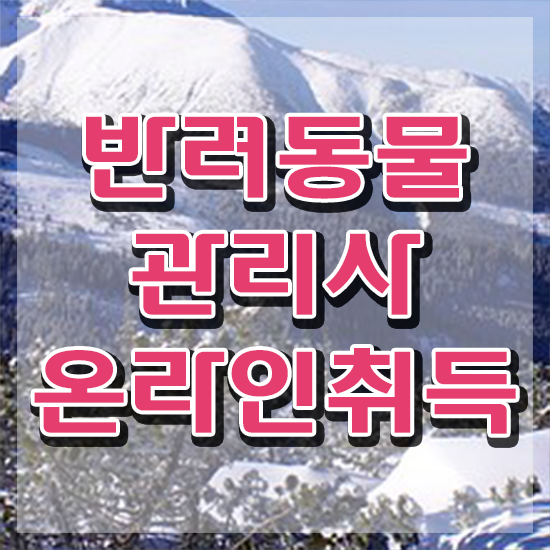  , 반려동물관리사 자격증 준비한 방법 정리