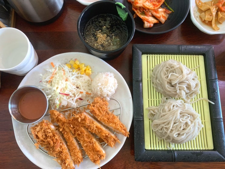  창원 북면 감계 맛집 봄내칼국수 수제돈까스 세트 메뉴