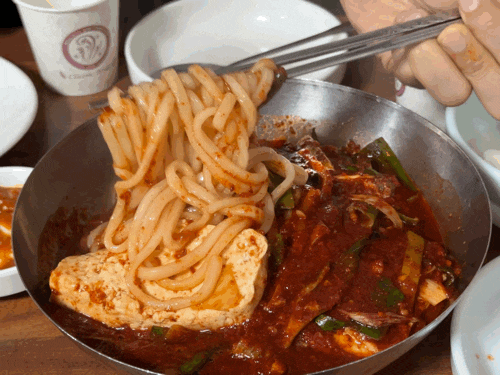  대전맛집 광천식당 또간집 웨이팅 양념면, 수육 후기와 별난집, 복수분식과 비교