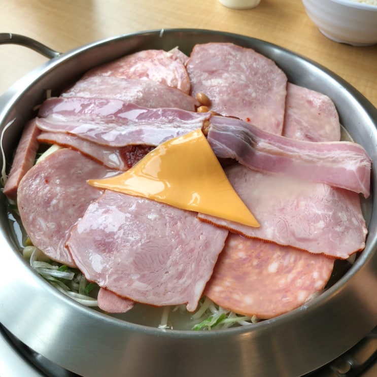  인천 송도 부대찌개 맛집 박가부대 라면사리 무한리필