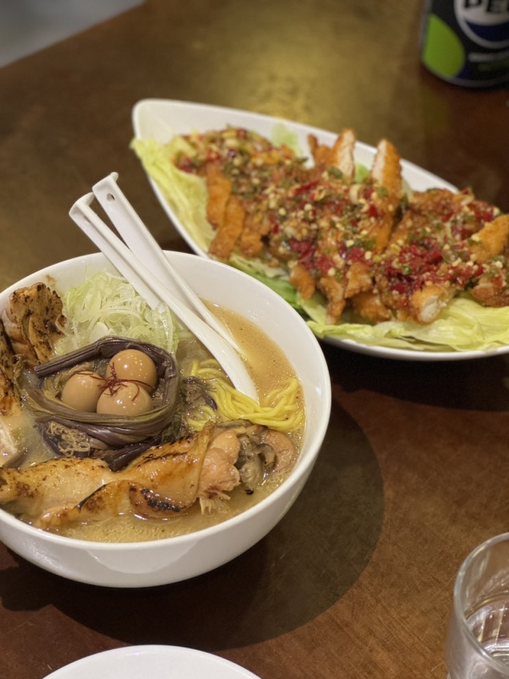  판교 현백 맛집 특별한 비주얼의 일본 라멘 라무라 판교